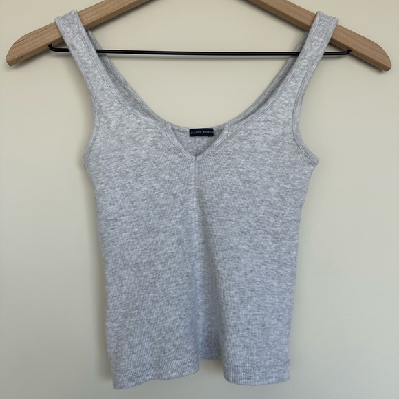 Brandy Melville Tops - Brandy Melville Gray Gigi Tank